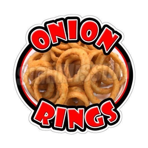 Signmission Safety Sign, 1.5 in Height, Vinyl, 48 in Length, Onion Rings D-DC-48-Onion Rings
